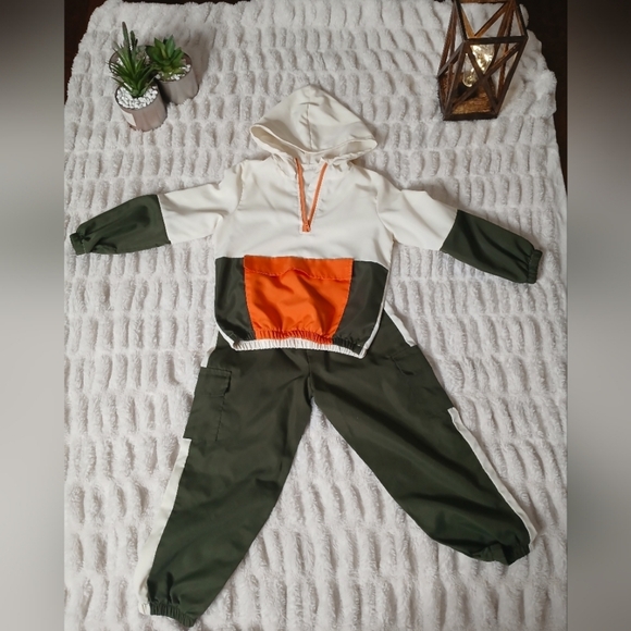 Kids Green and Orange Costume - Picture 4 of 9